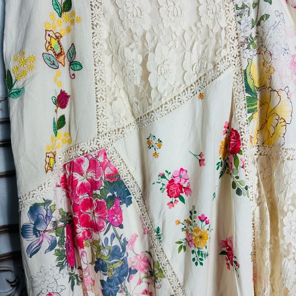 Reba Cream Floral Maxi Skirt - Picture 5 of 12